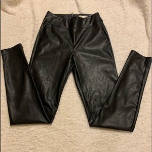 A&F Leather Pants